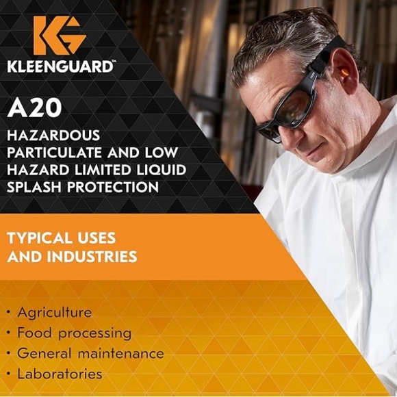KleenGuard Protective Coverals, Clothes Protecting Cobverals - Size Large - Picture 6 of 13